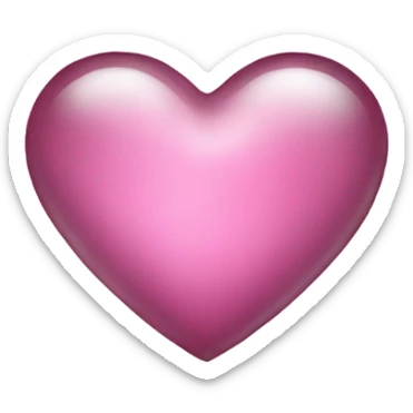 transparent heart sticker