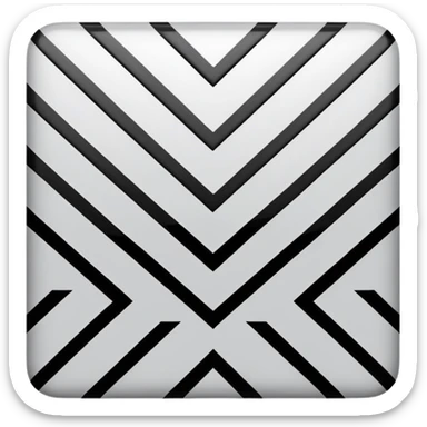 Light gray square with a checkered pattern sticker