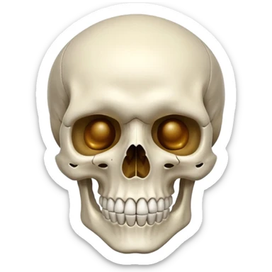 Kemik kafa sticker