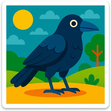 Raven sticker