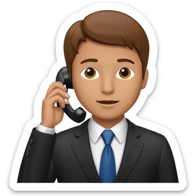 lawyer calling on the phone sticker