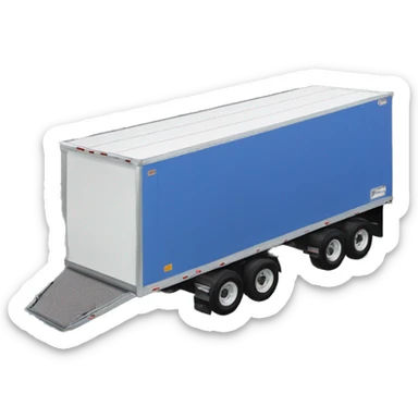 enclosed cargo trailer for the road sticker