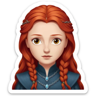 sansa stark

 from Games of throne character face only front face sticker