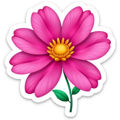 amean  flower with a personality  sticker
