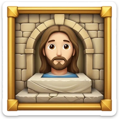 jesus tomb sticker