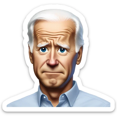 Sad Joe Biden  sticker