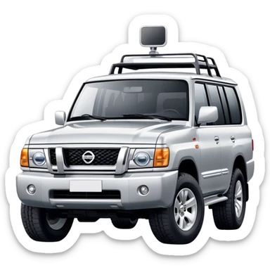 Nissan Patrol - Nissan (Model Year: 2022) (Iconic colour: Silver) sticker