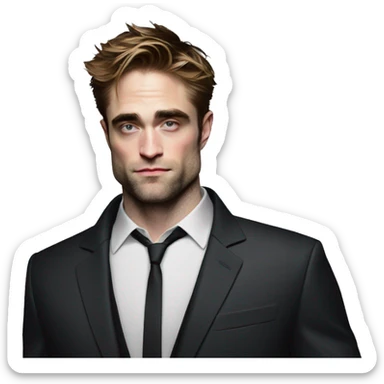 Robert Pattinson in Batman suit sticker