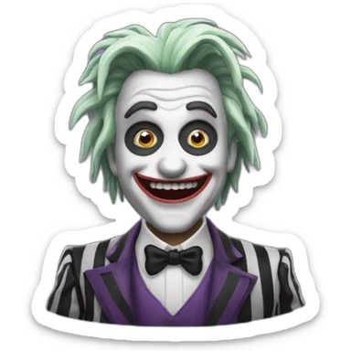 Beetle Juice sticker