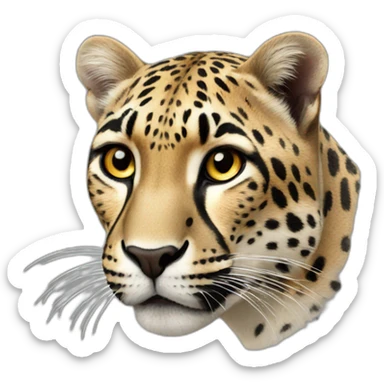 Guépard sticker