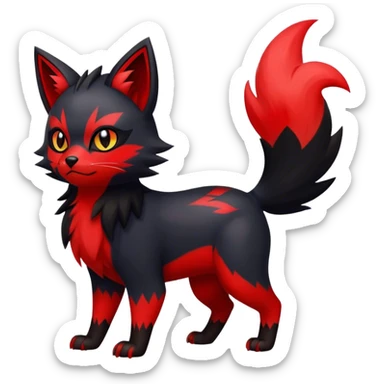 Litten-Zorua-hybrid full body sticker