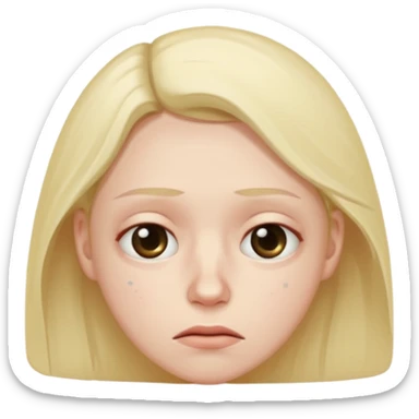 una persona que no se siente bien  sticker