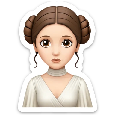 Princess Leia from Star Wars sticker