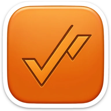 mach mir einen orangenen richtig hacken so wie der hier ✅ nur in orange sticker