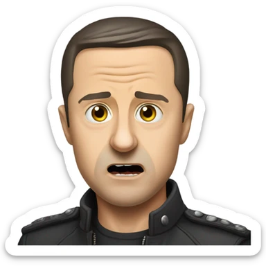 vladimir zelensky angry sticker