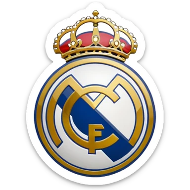 Real madrid logo sticker