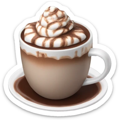 Hot chocolate  sticker