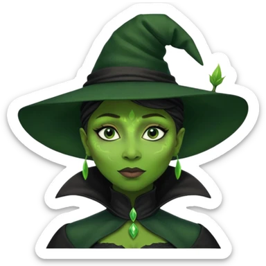 Elphaba wicked movie Cynthia erivo sticker