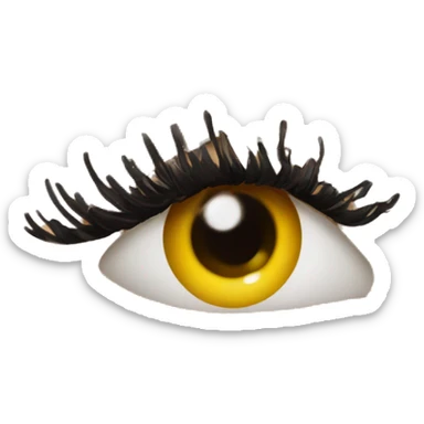 Eyelash extensions  sticker