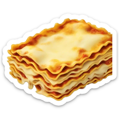 lasagna pasta sticker