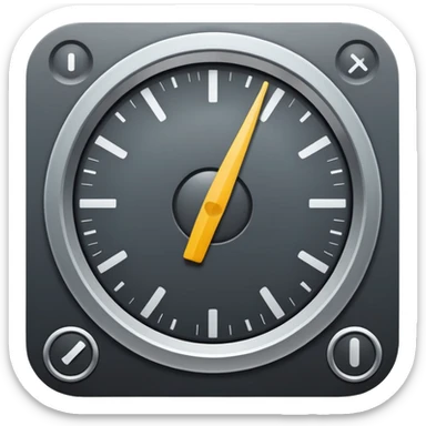 dashboard icon for navigation, don't make it obvious sticker