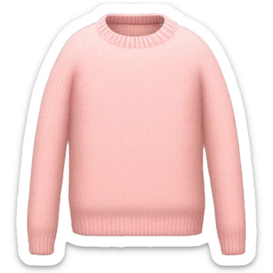 Light pink sweater  sticker