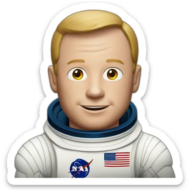 Neil Armstrong sticker