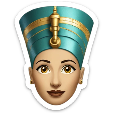 Nefertiti numerologist sticker