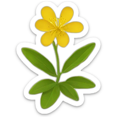 St. John's wort sticker