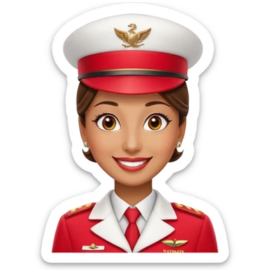 Emirates Stewardess sticker