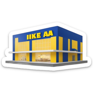 Ikea magasin sticker