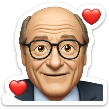 jacques-chirac Heart sticker