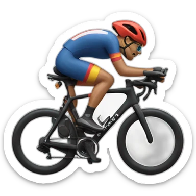 Caída ciclista sticker