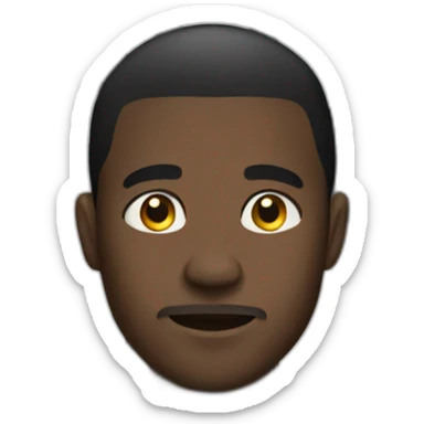 black man in prison sticker