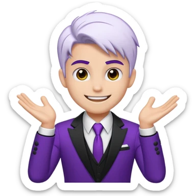 Danny phantom as an emoji  sticker