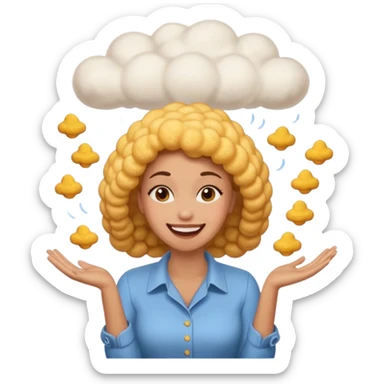 nugget fart woman sticker