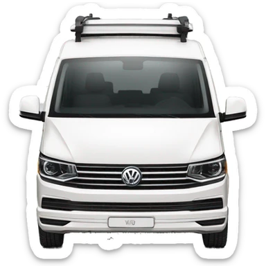 Volkswagen T6 2015 Braun weiß sticker