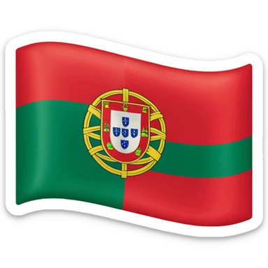 Portuguese flag sticker
