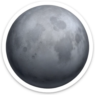 Mercury is a round planet sticker