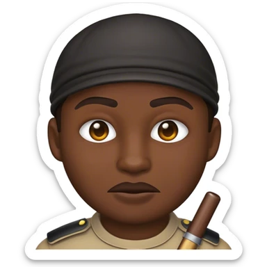 Criminal emoji sticker
