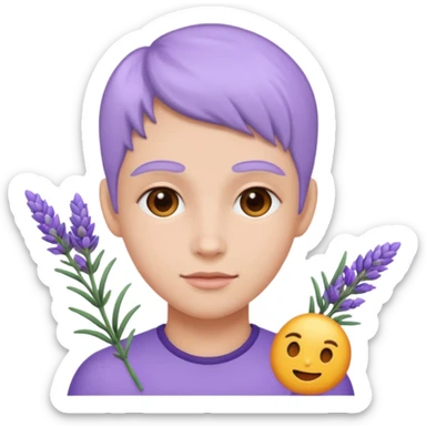 Do you know how levandula look like? sticker