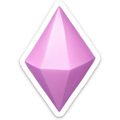 Pastel light pink plumbob sims sticker