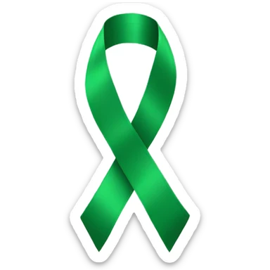 Green ribbon 🎗️ sticker
