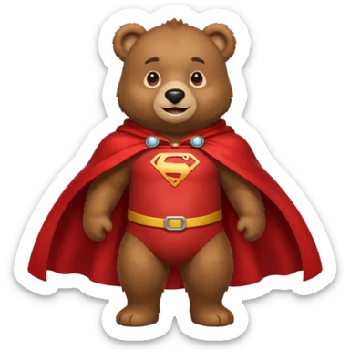 Super bear adventure sticker