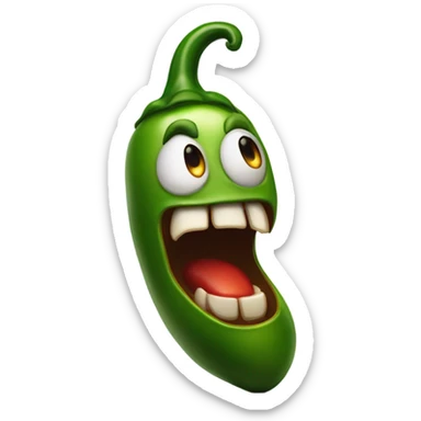 Jalapeno rage sticker