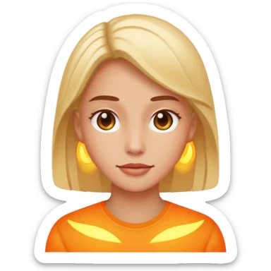 a profil picture on social media sticker