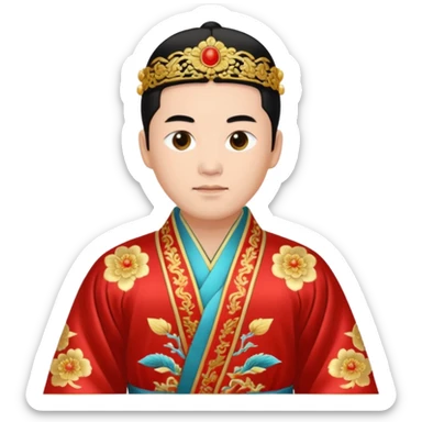 A Chinese princes sticker