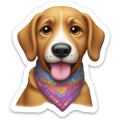 Gay dog sticker