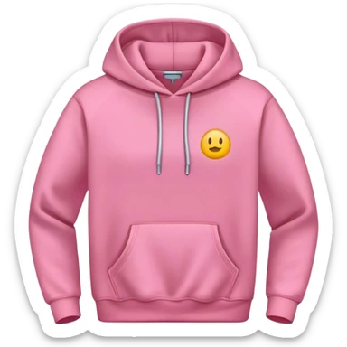 Pink hoodie  sticker