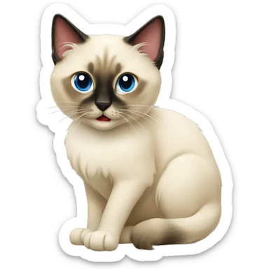 Balinese cat sticker